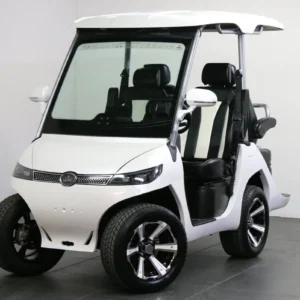 White 2024 Evolution D3 electric golf cart