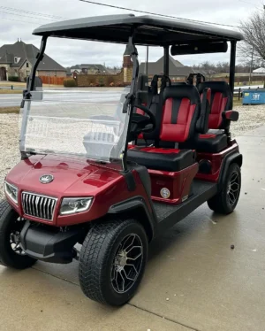 2024 Red Evolution D5 ranger electric golf cart