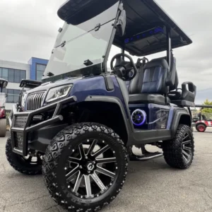 Blue 2025 Evolution D2+2 Maverick golf cart for sale