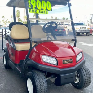 2020 Club Car - Tempo In Maroon 4pr Golf Cart W/ New Lithium Battery